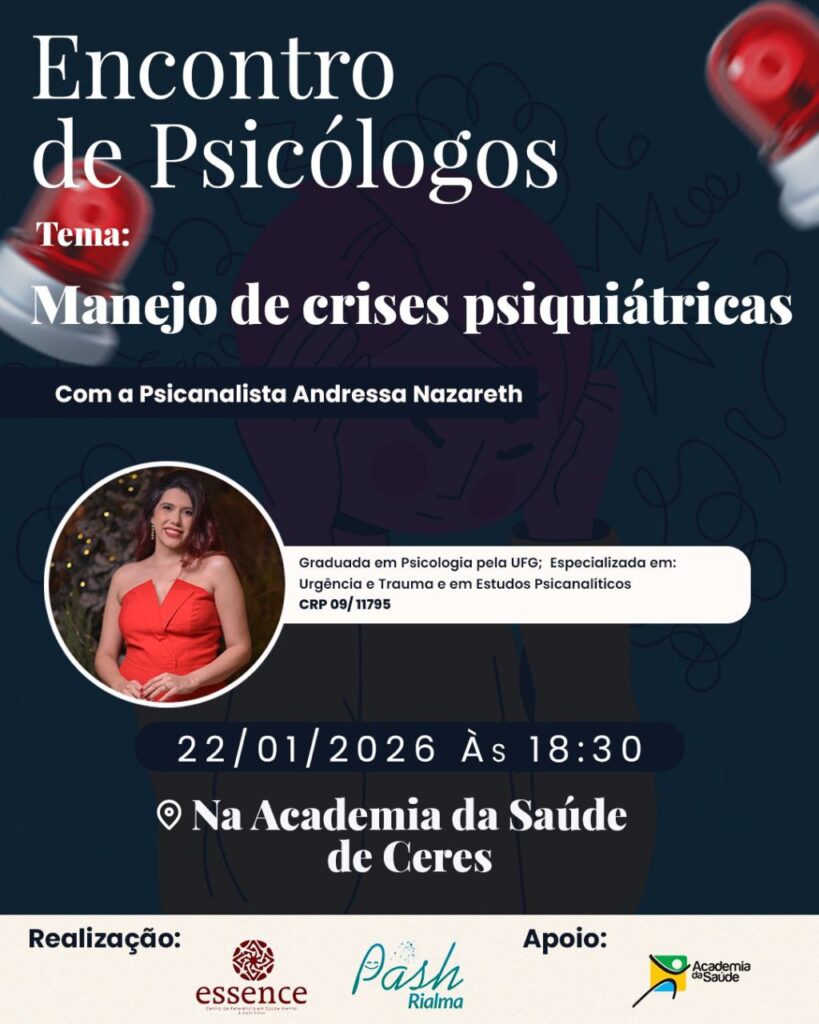 Cartaz do Encontro de Psicólogos